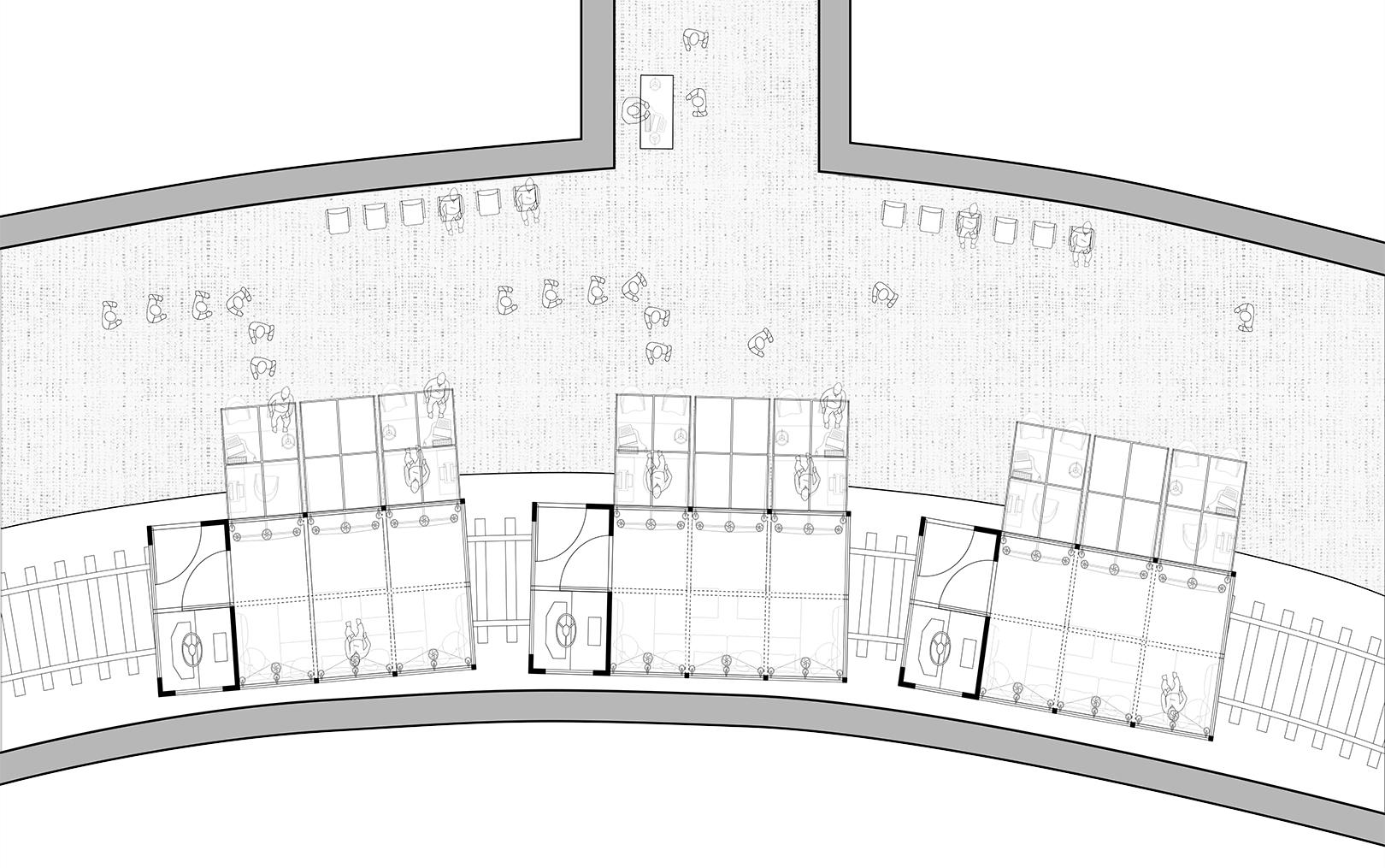 Carriers at abandoned station_Plan